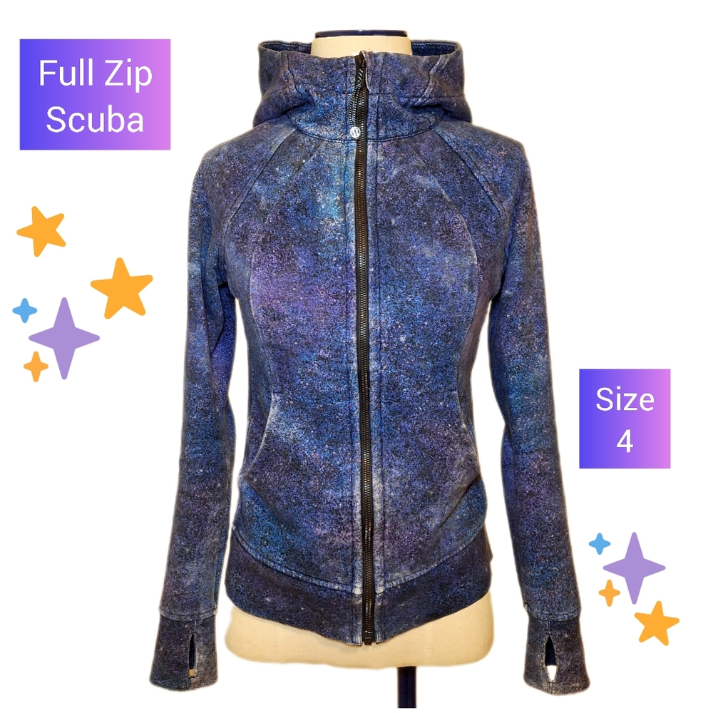 Lululemon Full Zip Scuba Hoodie Sweater (4) Polar Lights